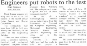 Engineers Put Robots to the Test